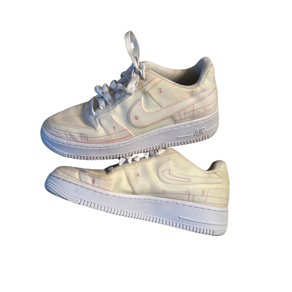 Nike Air Force 1 Low Blueprint Summit White Sneakers